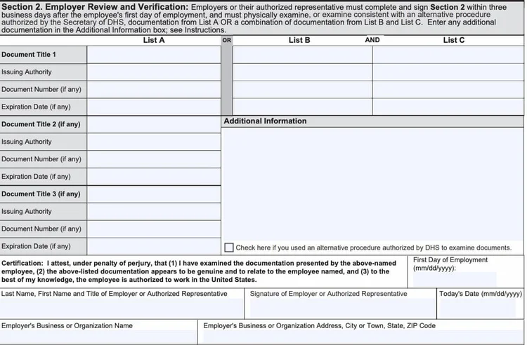 Understanding and Mastering the I-9 Form: A Comprehensive Guide ...